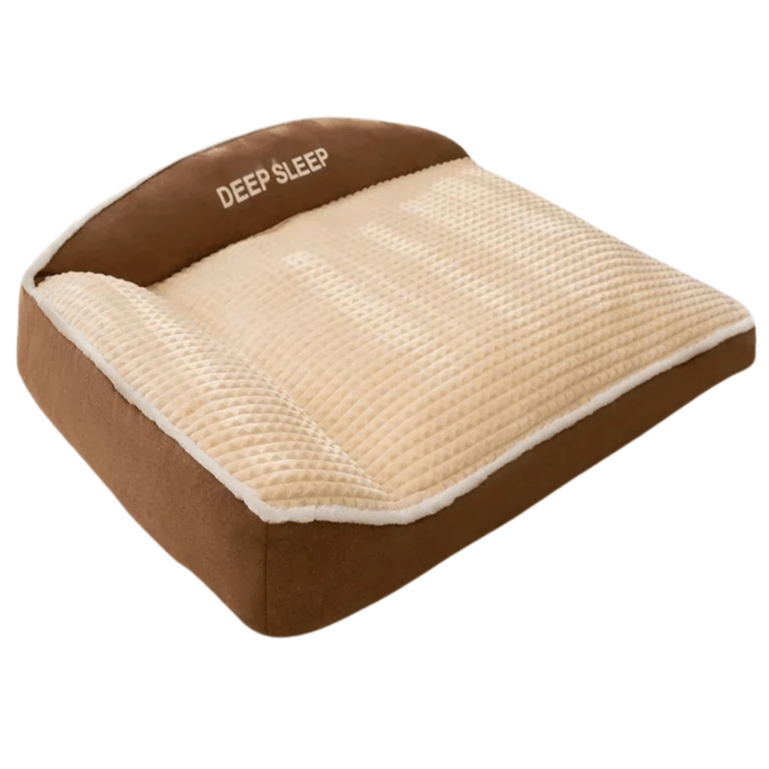 Super-Soft & Insulated Calming Dog Bed with Zipped Washable Cover 2