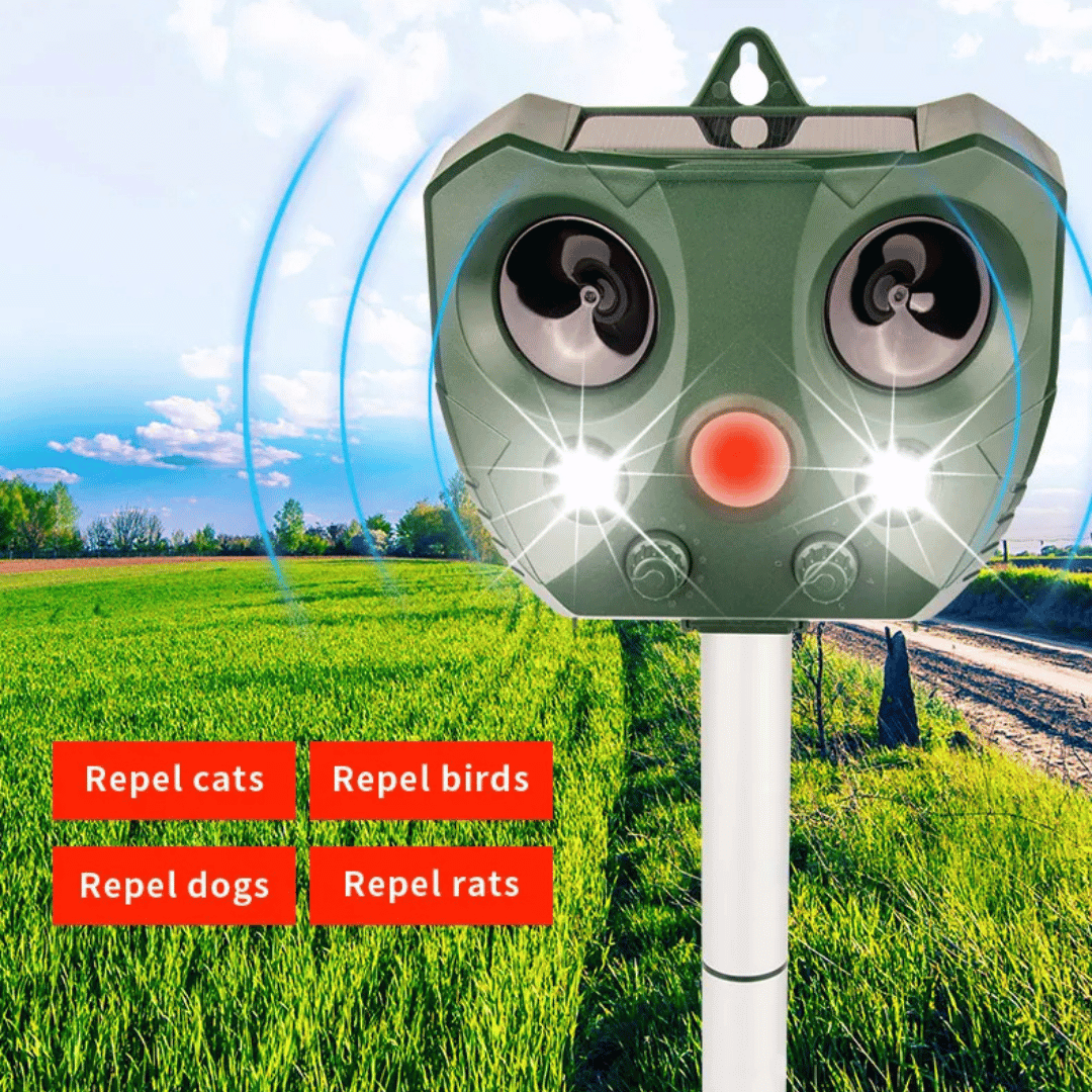 Solar Ultrasonic Animal Repeller for Gardens | Safe Motion-Activated Pest Deterrent for Rodents, Birds, Foxes & Cats 11