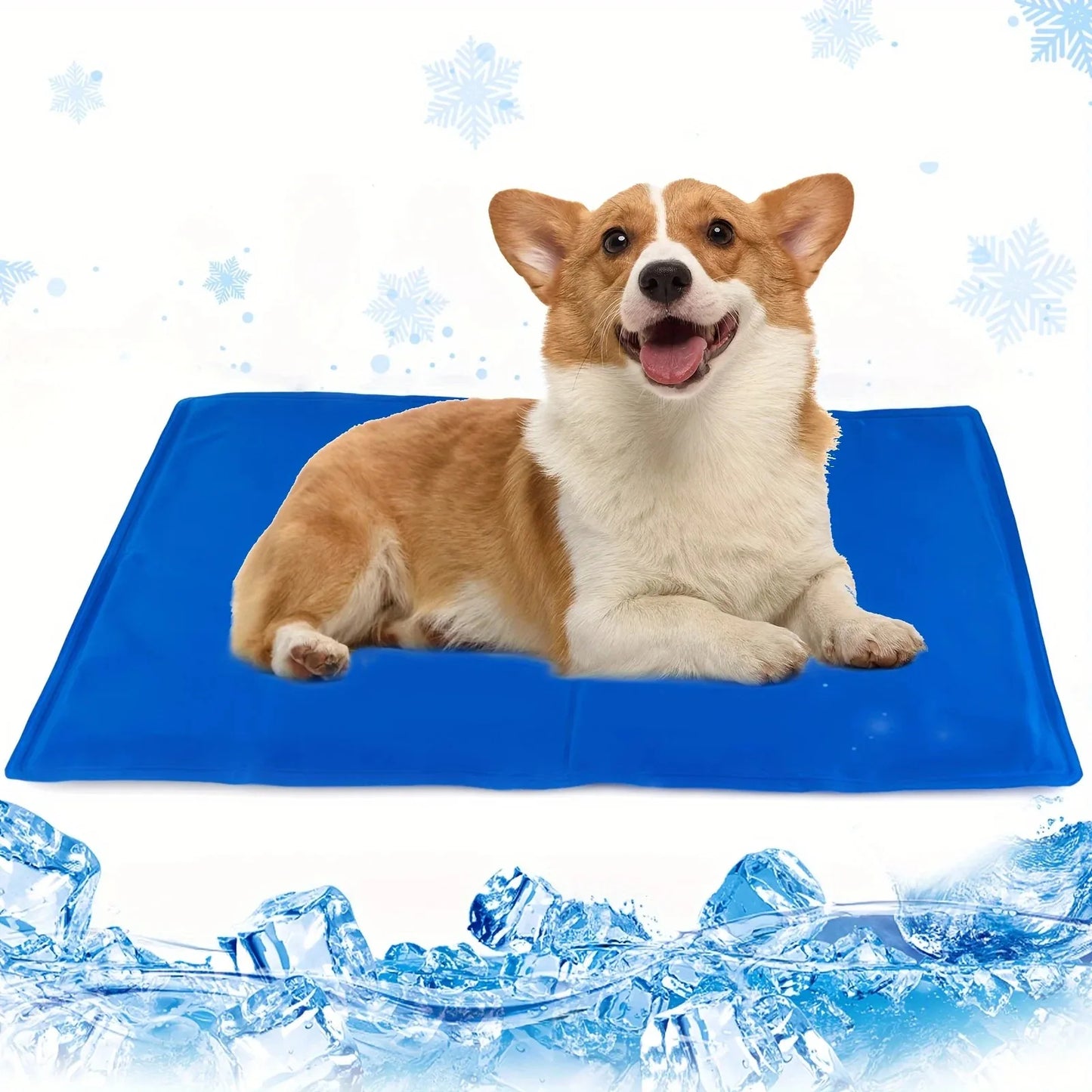 Self-Cooling Dog Cooling Mat | Moisture-Resistant & Foldable for Travel