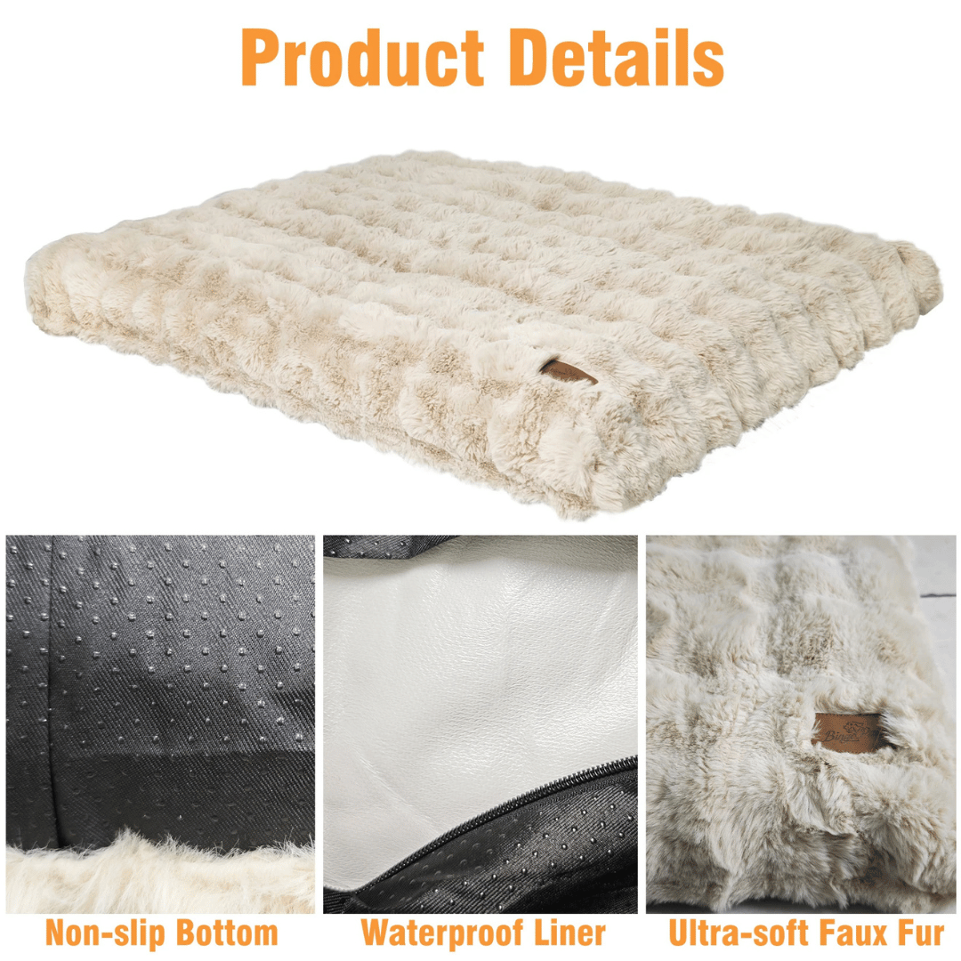 Cloud Comfort Giant & XXL Dog Bed Pillow with Ultra Soft Plush & Washable Cover