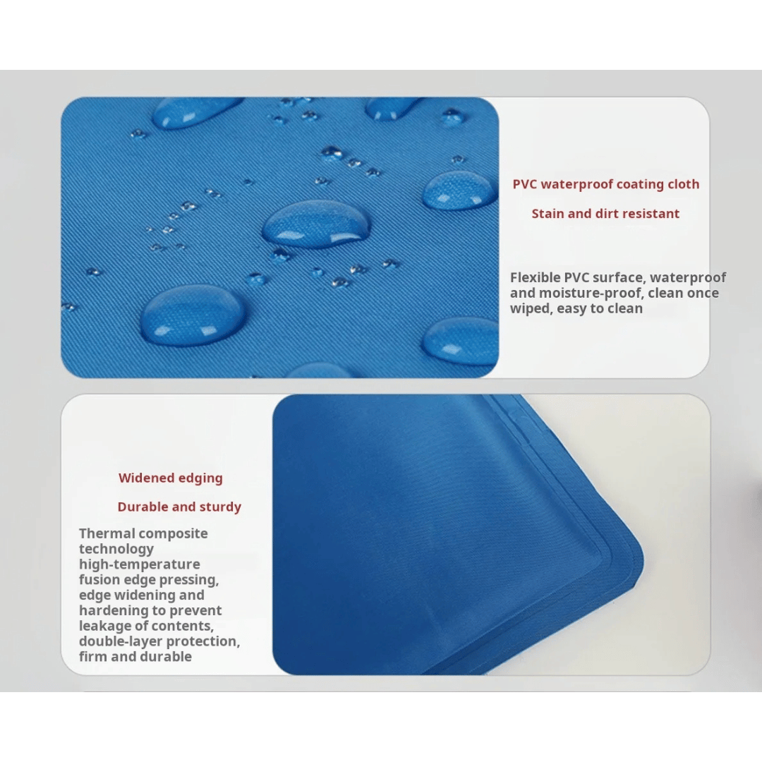 Gel-Filled Dog Cooling Mat | Water-Resistant PVC Pet Cool Pad 9