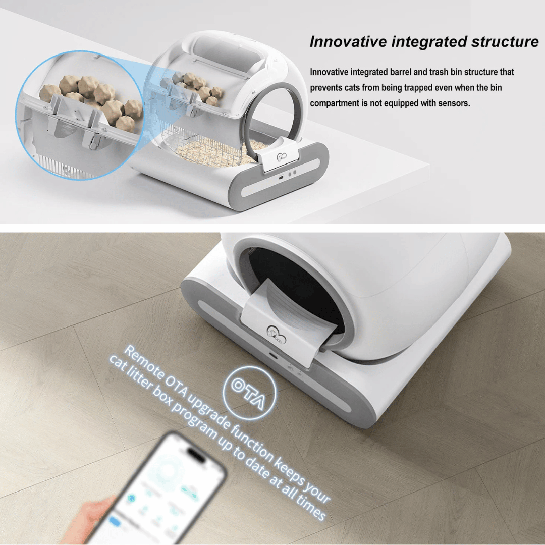 Automatic Cat Litter Box with Self-Cleaning & Smart App Control 7