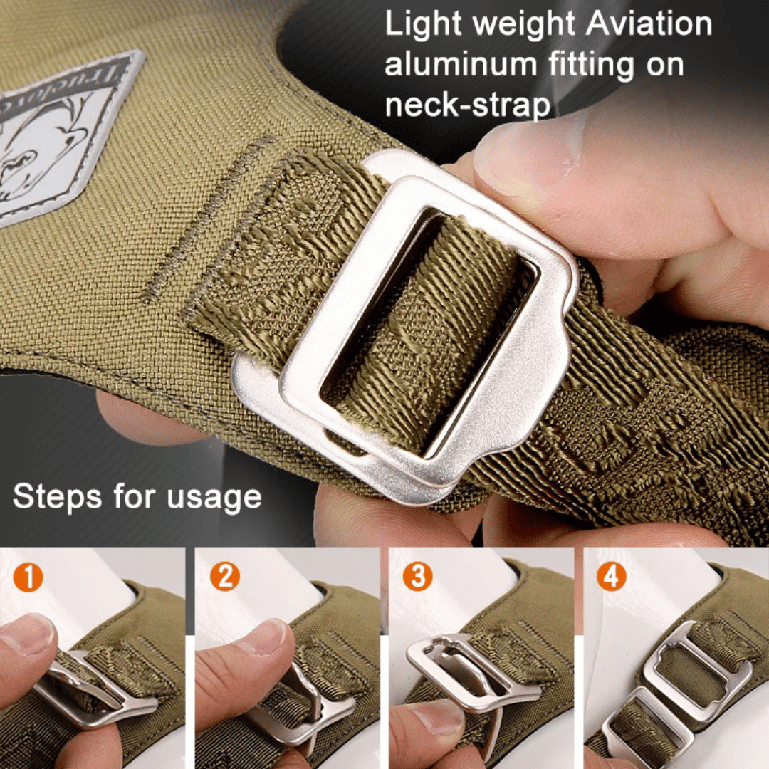 Lightweight & Reflective Tactical Dog Harness | Waterproof & Adjustable 12