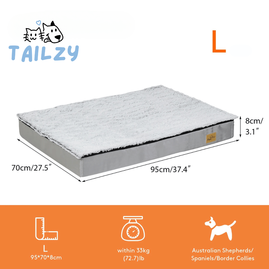 Thick & XL Orthopaedic Dog Bed Mattress for Extra Large Dogs with Washable Cover