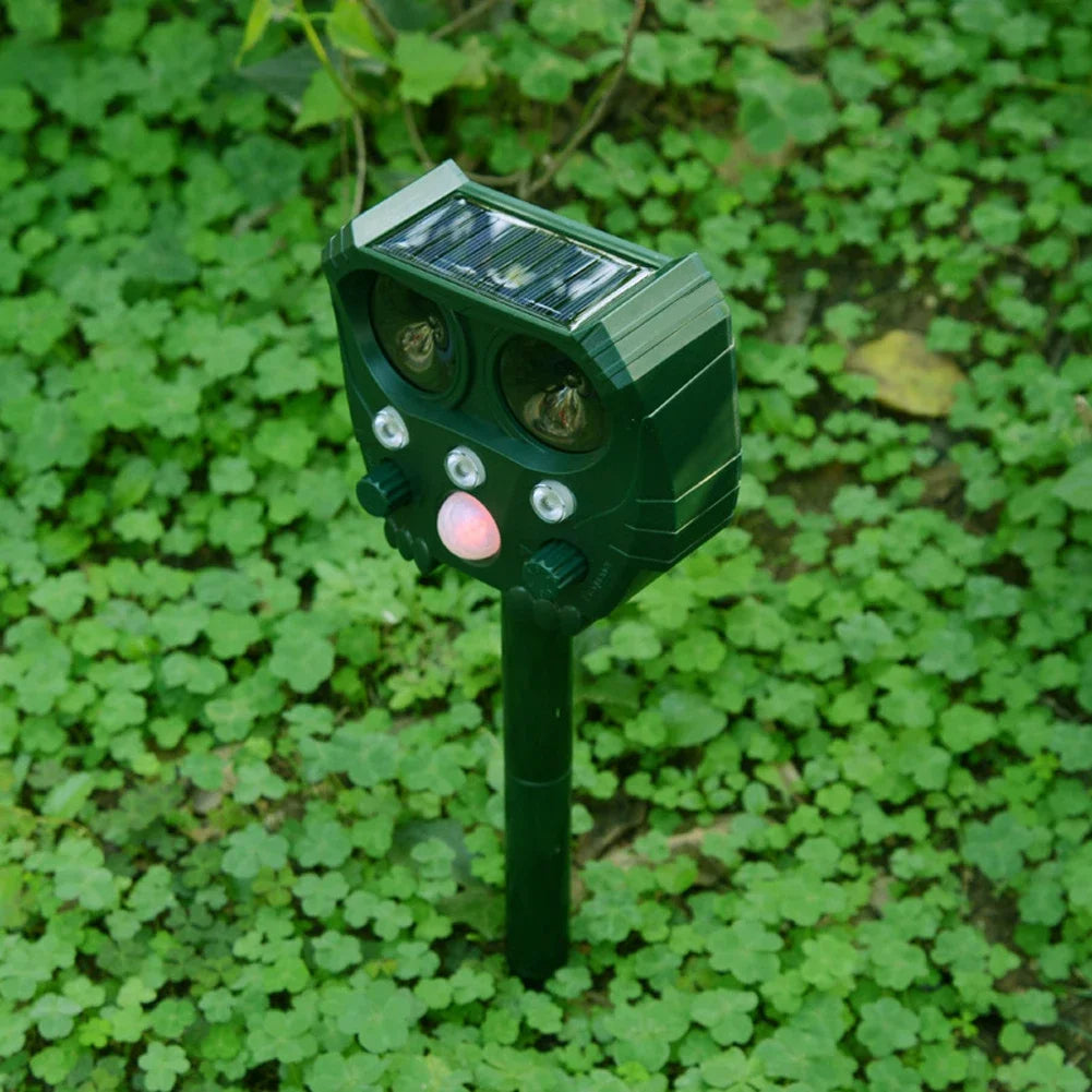 Solar-Powered Ultrasonic Animal Deterrent to Repel Birds, Rodents & Unwanted Cats From Your Garden 16