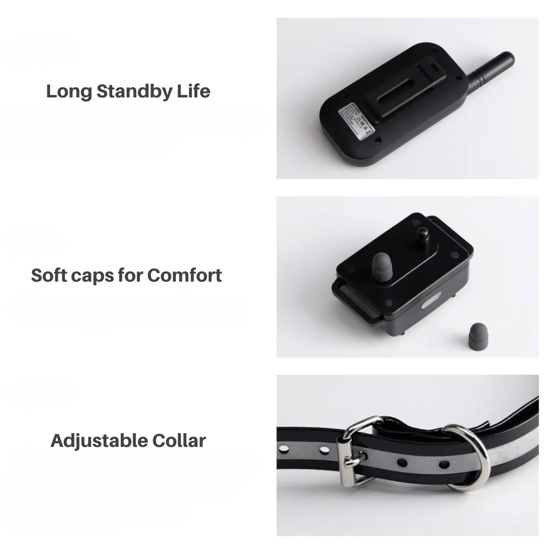 1500m Walkie-Talkie Dog Training Collar for Voice Intercom Control 14