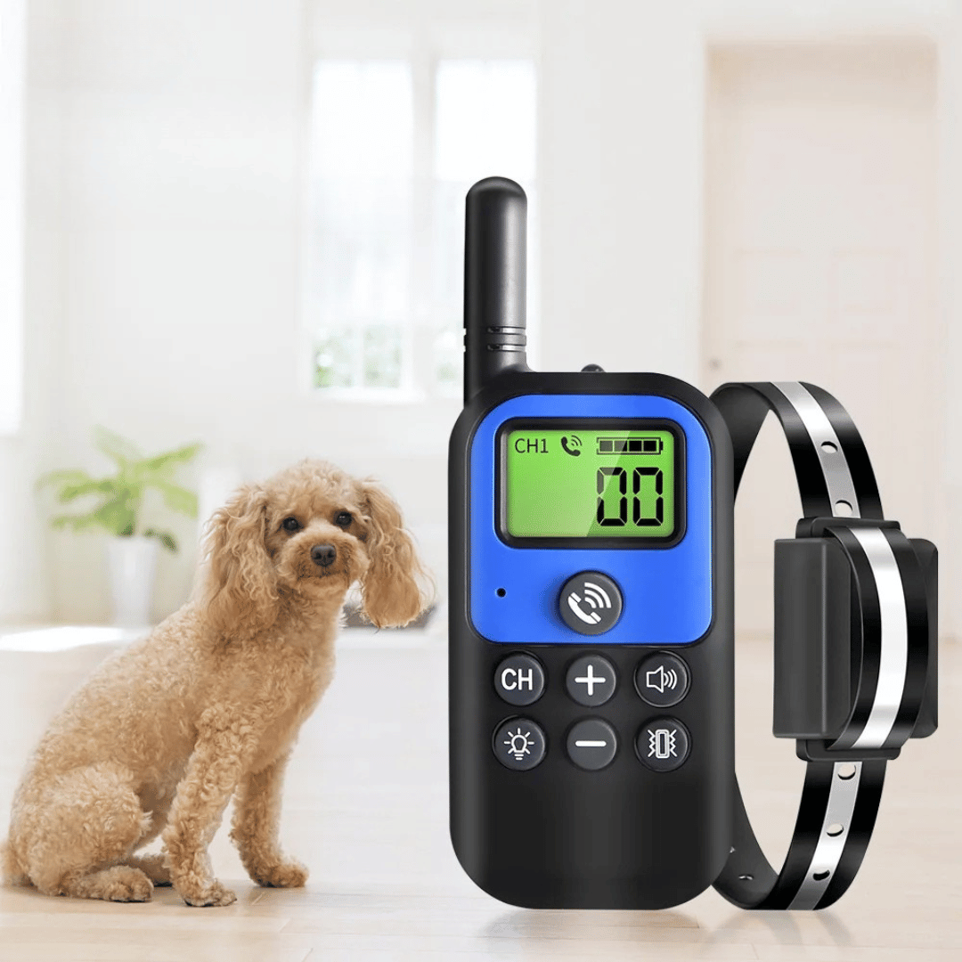 1500m Walkie-Talkie Dog Training Collar for Voice Intercom Control 2