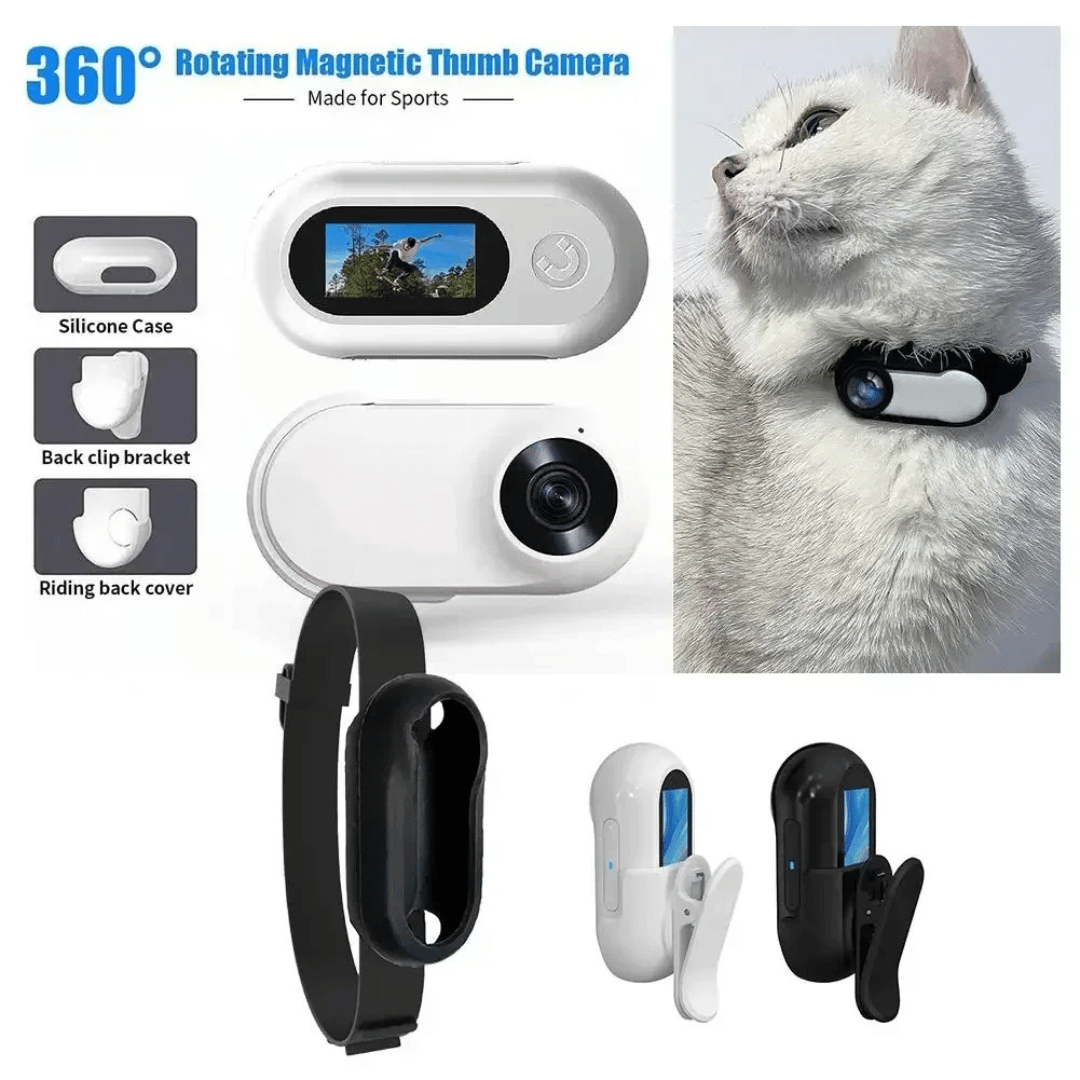 Adventure View HD 1080P Pet Collar Camera | 160° Wide-Angle Recording for Cats & Dogs 22