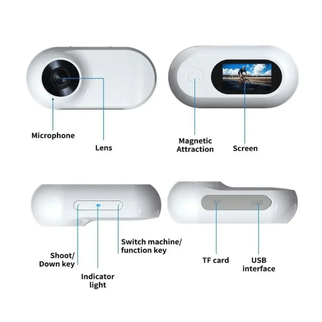 Adventure View HD 1080P Pet Collar Camera | 160° Wide-Angle Recording for Cats & Dogs 19