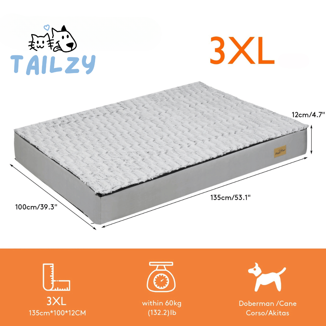 Thick & XL Orthopaedic Dog Bed Mattress for Extra Large Dogs with Washable Cover