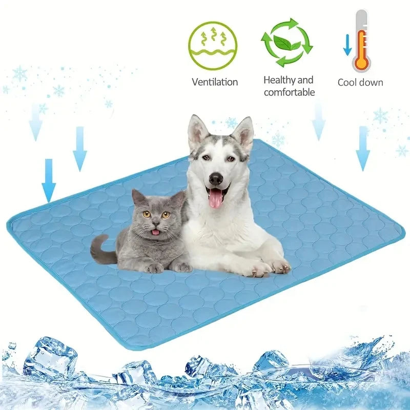 Padded Dog Cooling Mat for Sofas, Floors & Pet Beds | Machine Washable