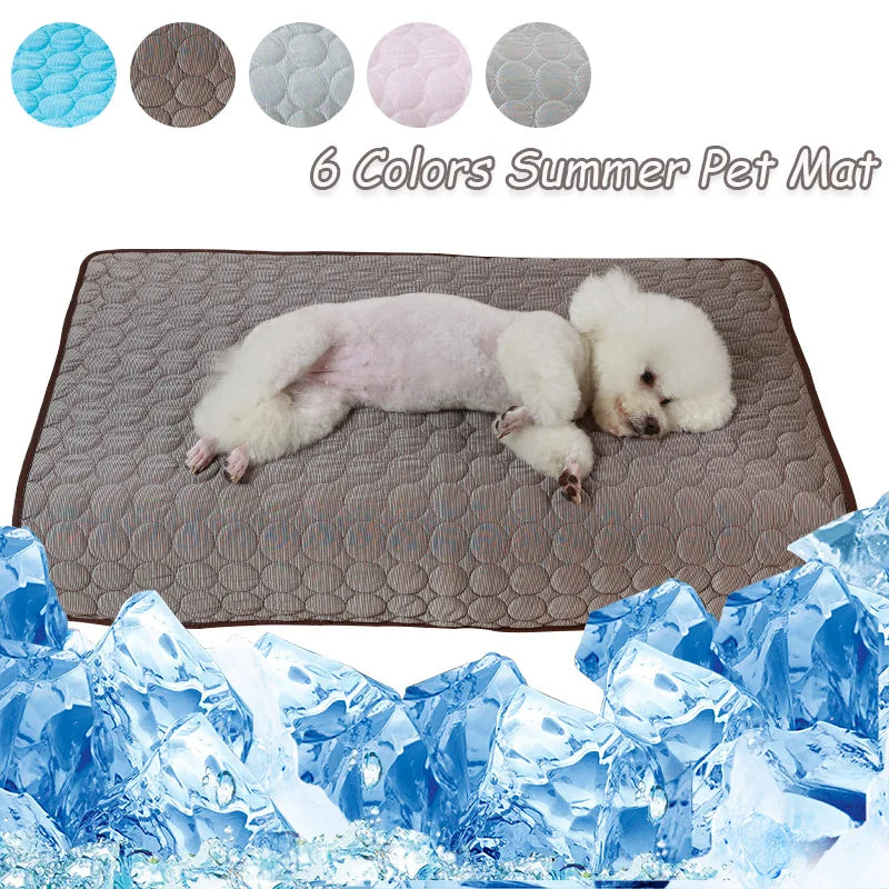 Padded Dog Cooling Mat for Sofas, Floors & Pet Beds | Machine Washable