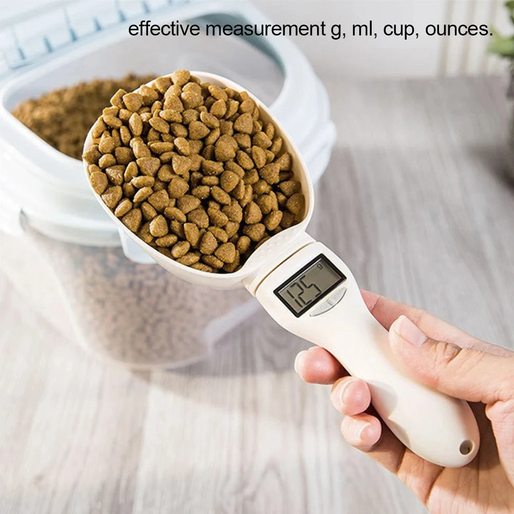 Digital Pet Food Measuring Scoop for Accurate Cat & Dog Food Portions up to 800g | LED Display 2