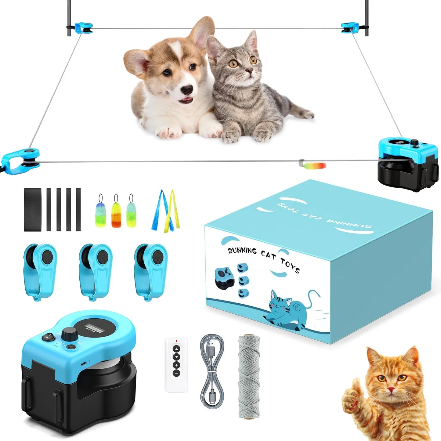 Interactive Cat Hunting Toy | Motion-Based Exercise Game for Indoor Cats