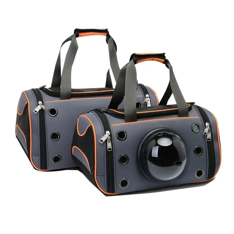 Spacious & Breathable Pet Travel Bag Carrier with Cool Viewing Window for Cats & Small Dogs 13
