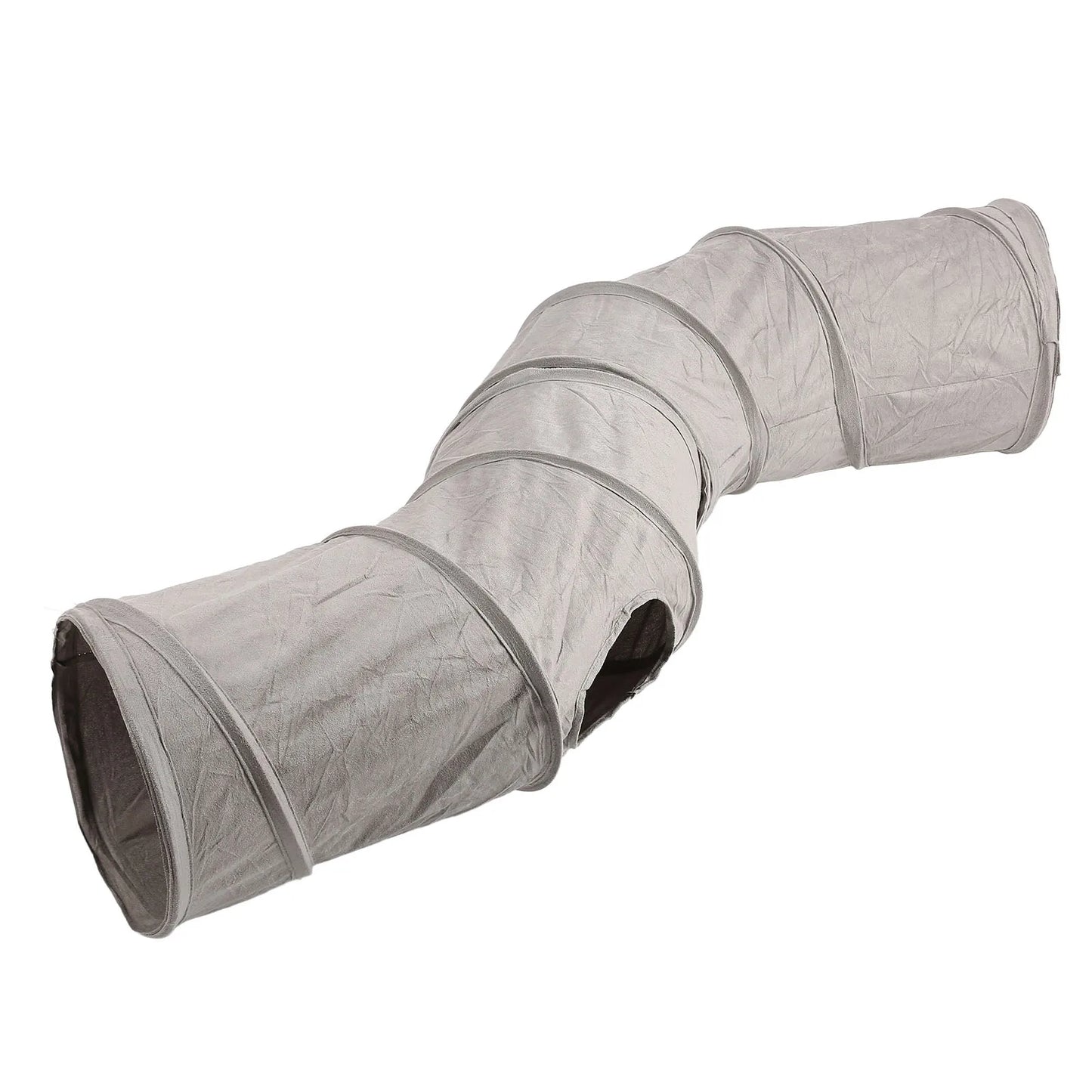 Pop-Up Cat Tunnel with Crinkle Material | Foldable & Portable Cat Play Tube
