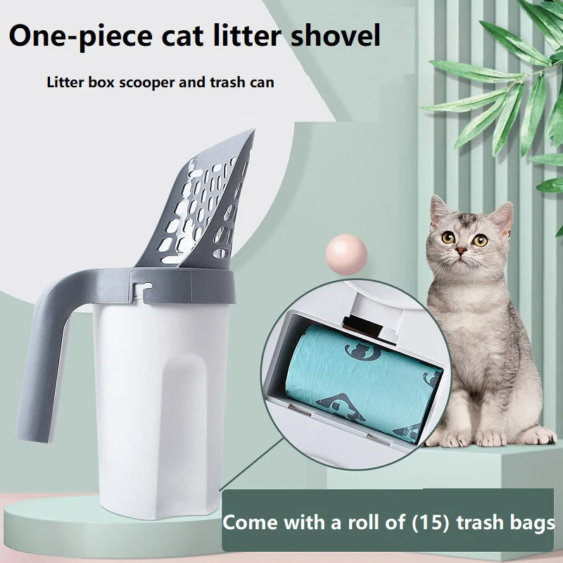 Easy-Scoop Cat Litter Sifter with Attached Waste Container 4