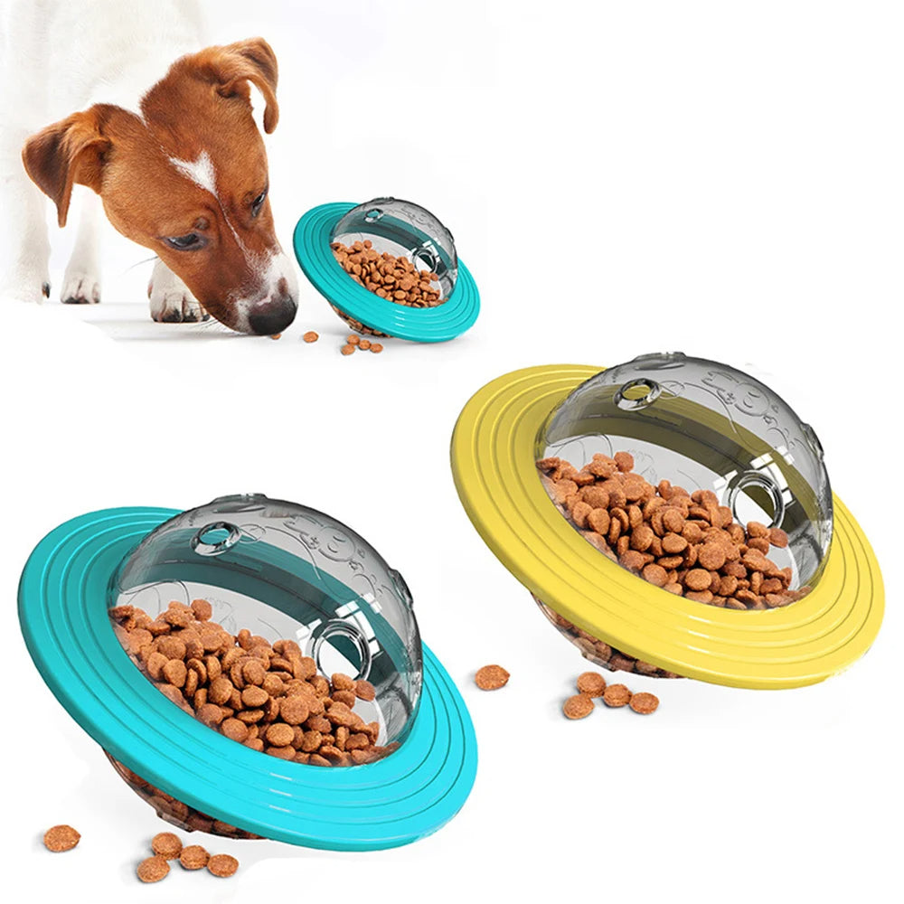 Interactive Dog Treat Ball Toy for Slow Feeding of Biscuits & Food