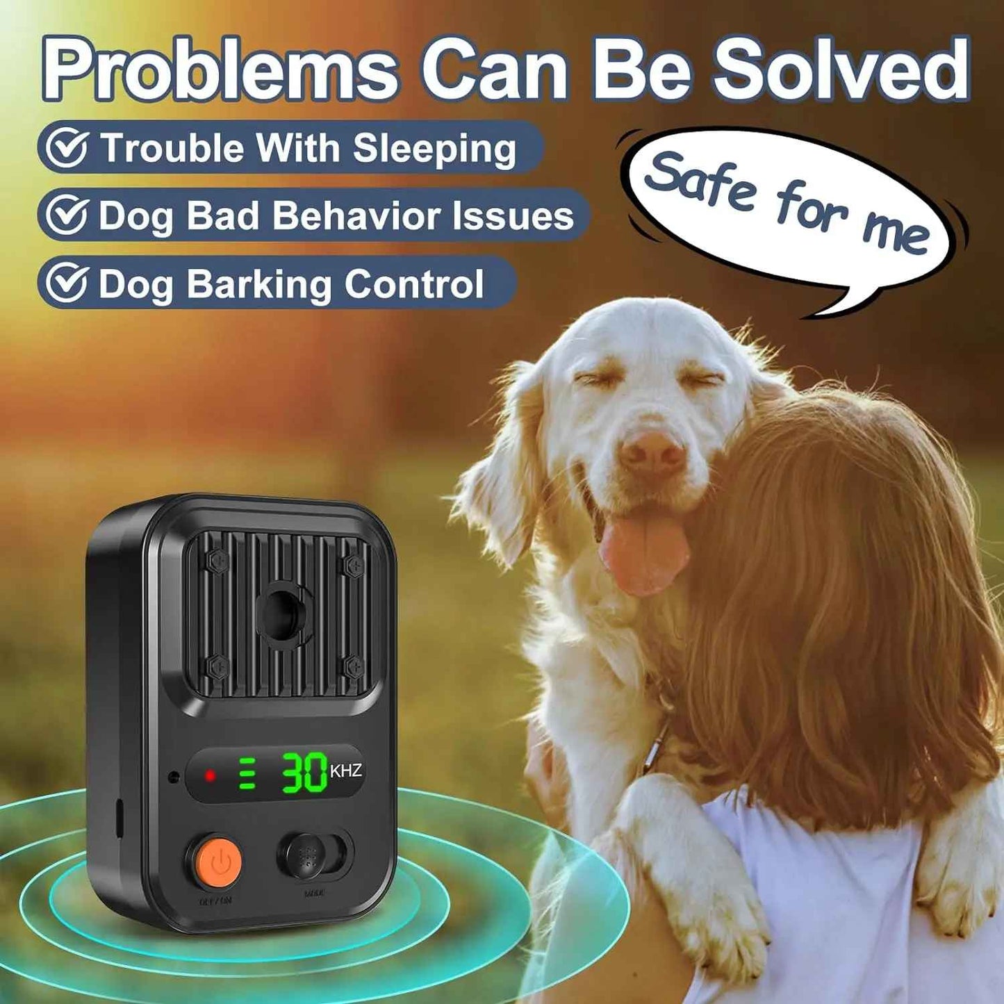 Ultrasonic Dog Bark Deterrent Device 2