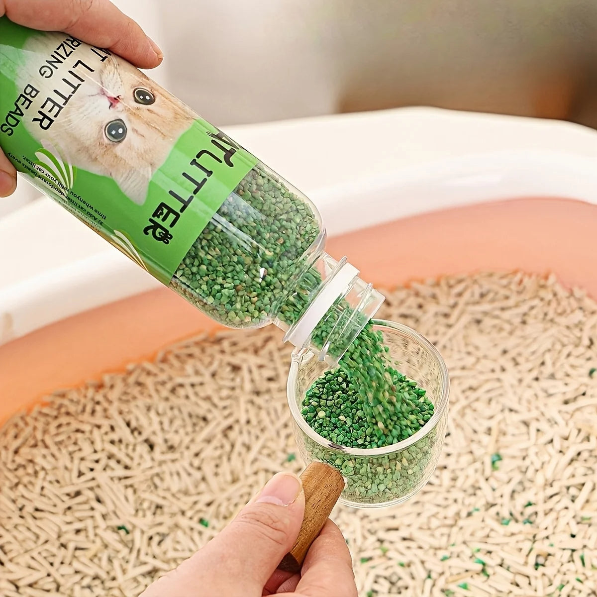 Cat Litter Deodorising Beads for Fresh & Oder-Free Cat Litter Trays