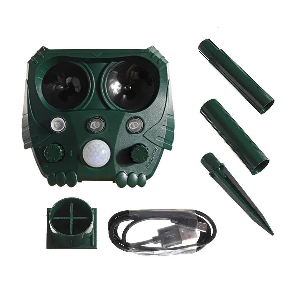Solar-Powered Ultrasonic Animal Deterrent to Repel Birds, Rodents & Unwanted Cats From Your Garden 14