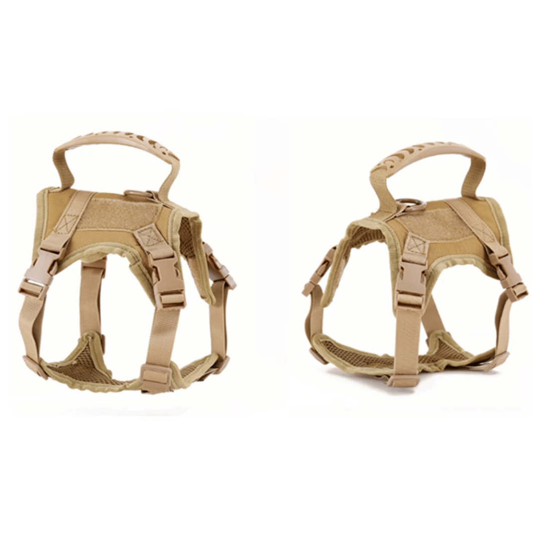 Military-Style Tactical Cat Harness & Leash 16