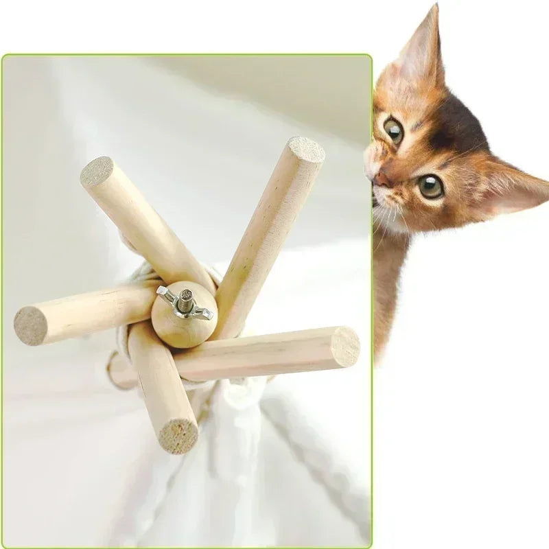 Cute Pet Bed Teepee Tent for Smaller Dogs & Cats with Washable Comfy Cushion