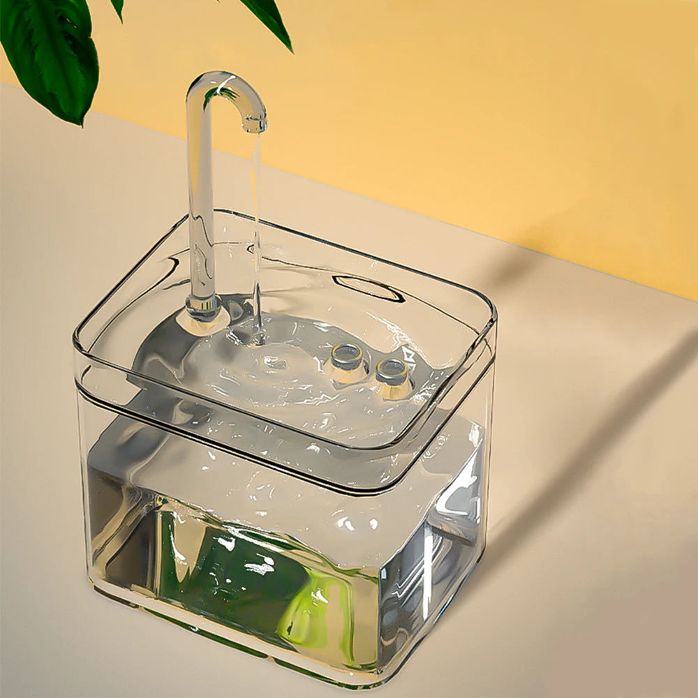 1.5L Automatic Cat Water Fountain & Filter | USB Rechargeable