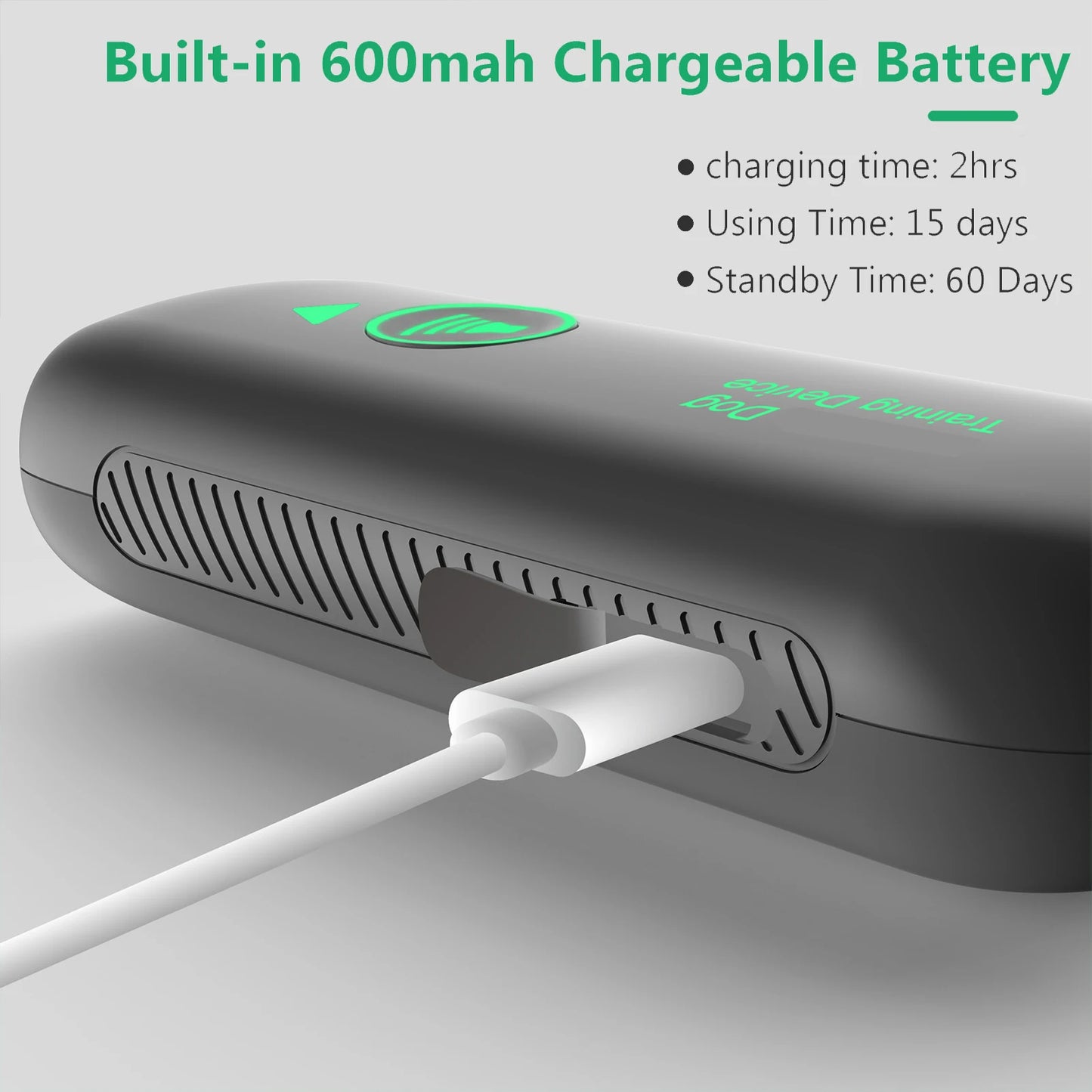 Compact Handheld Ultrasonic Dog Bark Controller with 10m Range | USB-C Rechargeable 7