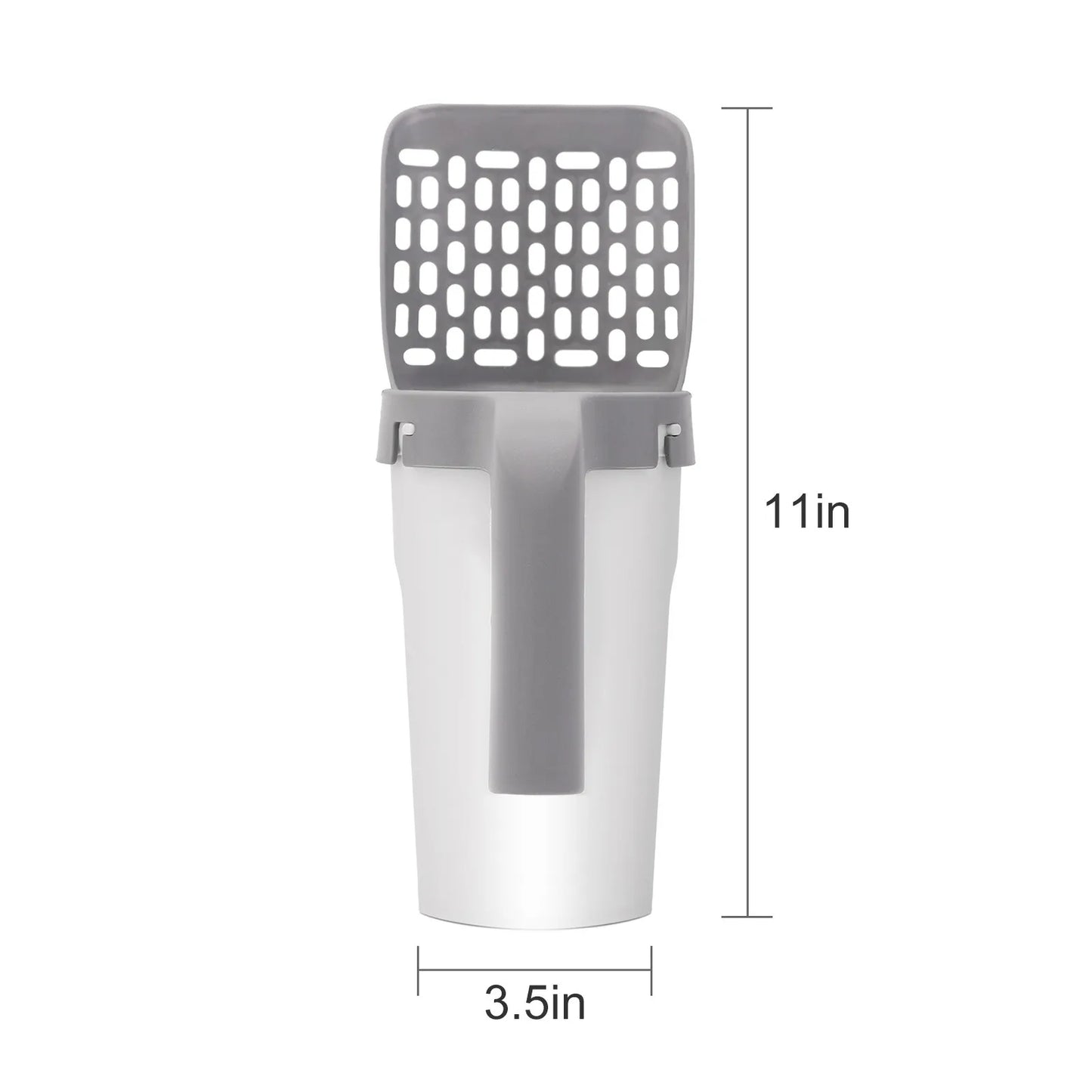 Easy-Scoop Cat Litter Sifter with Attached Waste Container 9