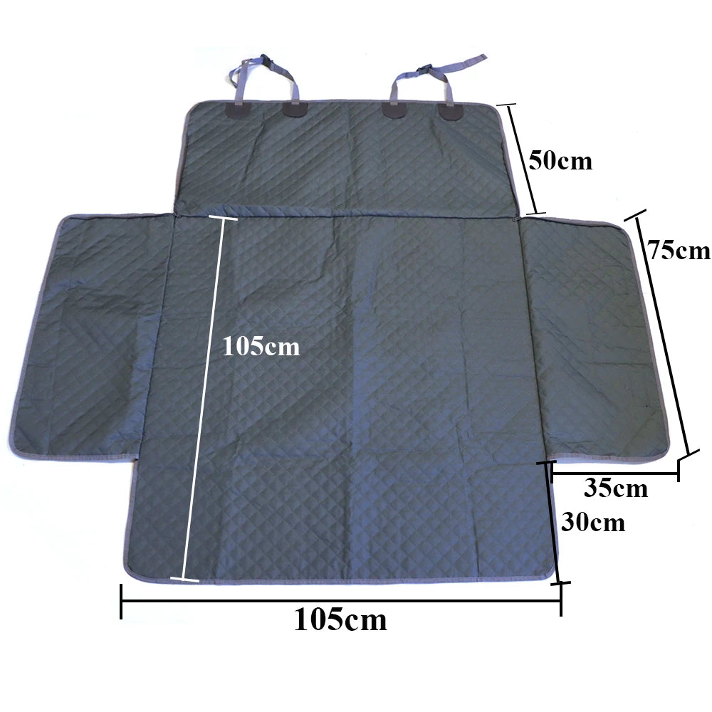 Waterproof Dog-Proof Boot Liner for Cars | Heavy Duty Non-Slip Dog Boot Protector with Bumper Flap | Universal Fit