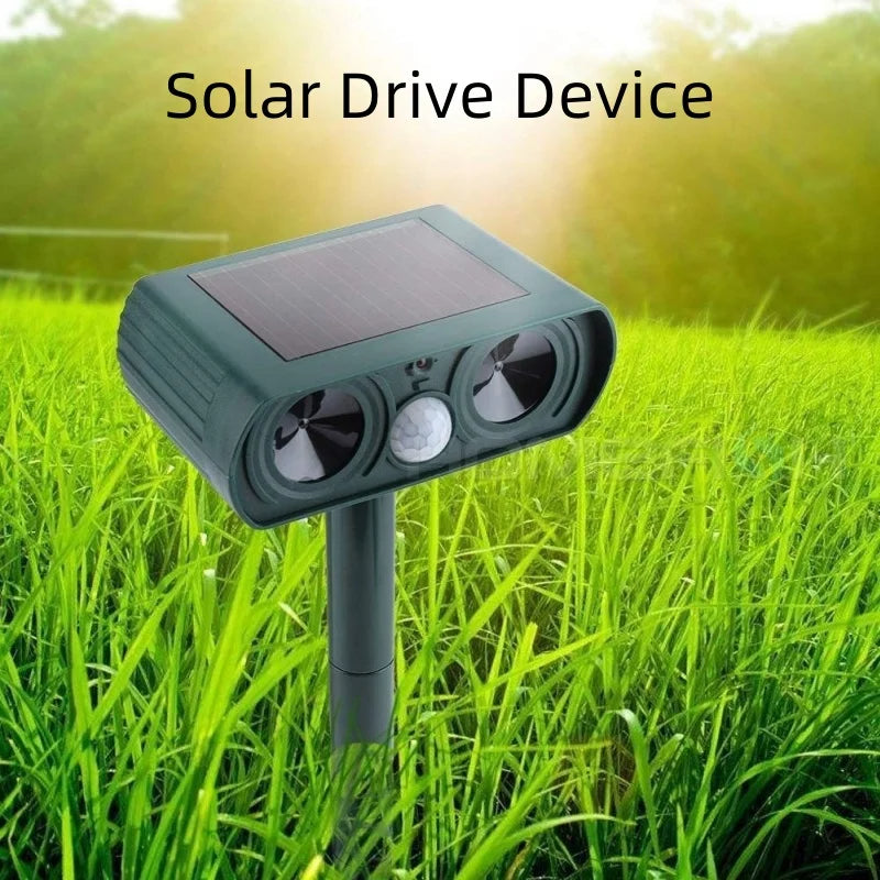 Outdoor Ultrasonic Pest Repeller with Safe Motion Sensor | Solar Garden Deterrent for Cats, Birds, Foxes & Rodents 13