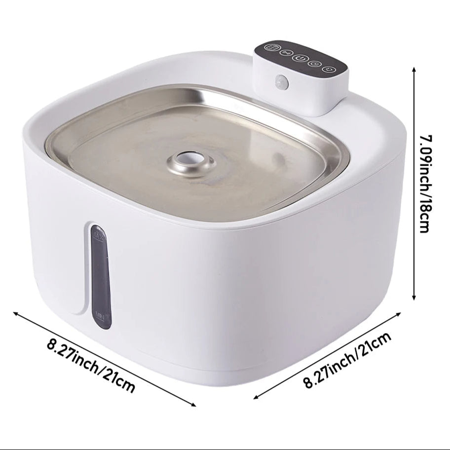 Pet Water Fountain for Fresh Flowing Water for Cats & Dogs | Plug-In & USB Rechargeable 7