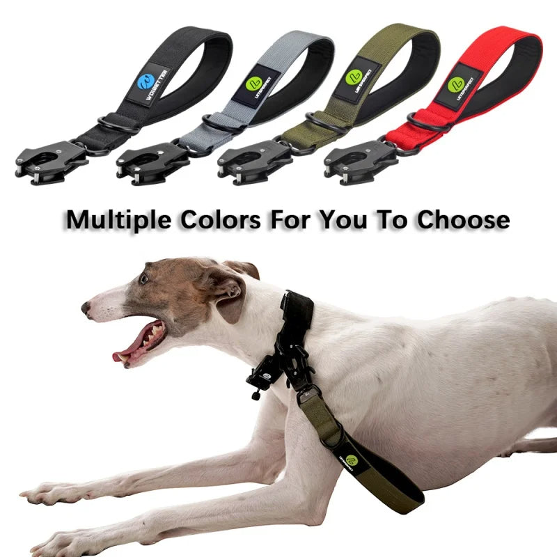 Heavy Duty Military-Style Quick Release Short Dog Leash for Large Dog Training 9