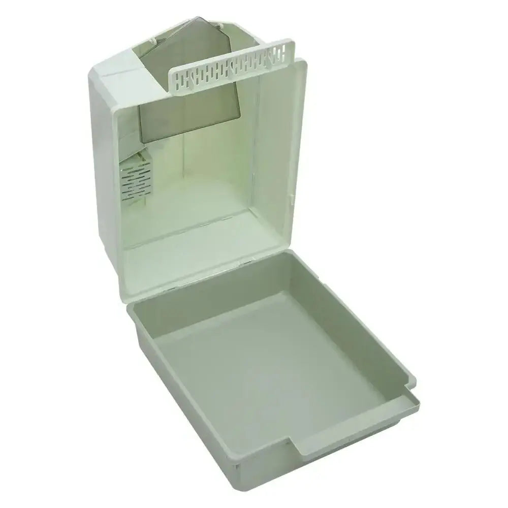 Versatile Enclosed Cat Litter Box House with Removable Top | Scoop Included 2