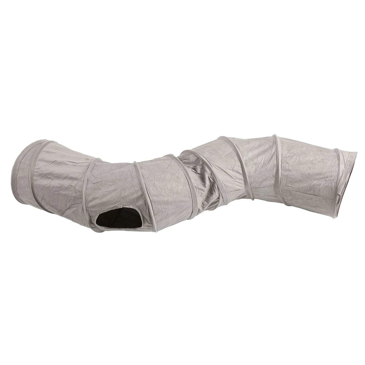 Pop-Up Cat Tunnel with Crinkle Material | Foldable & Portable Cat Play Tube