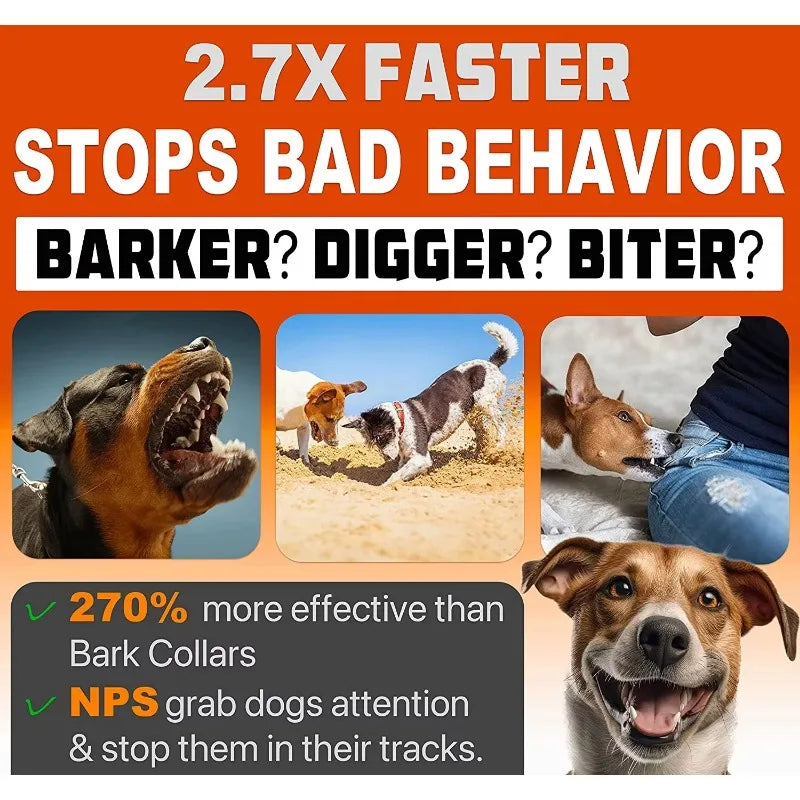 Handheld Ultrasonic Anti-Bark Dog Behavior Training Device with LED Light 11