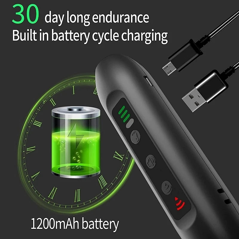 Small & Portable Ultrasonic Dog Bark Controller with Light & Buzzer | USB Rechargeable 6