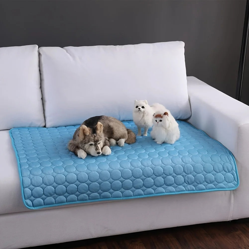 Padded Dog Cooling Mat for Sofas, Floors & Pet Beds | Machine Washable