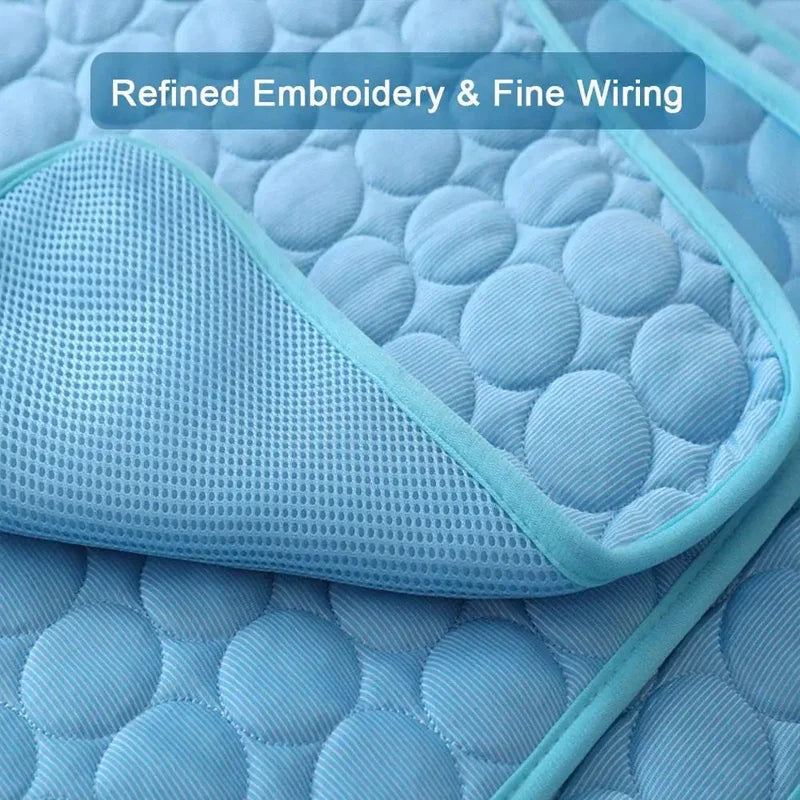 Padded Dog Cooling Mat for Sofas, Floors & Pet Beds | Machine Washable