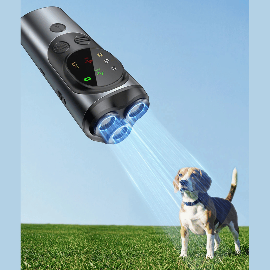 Handheld Ultrasonic Anti-Bark Dog Training Repeller with LED Light 6