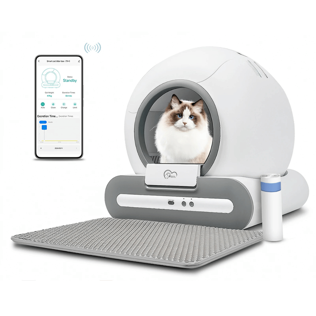 Automatic Cat Litter Box with Self-Cleaning & Smart App Control 1