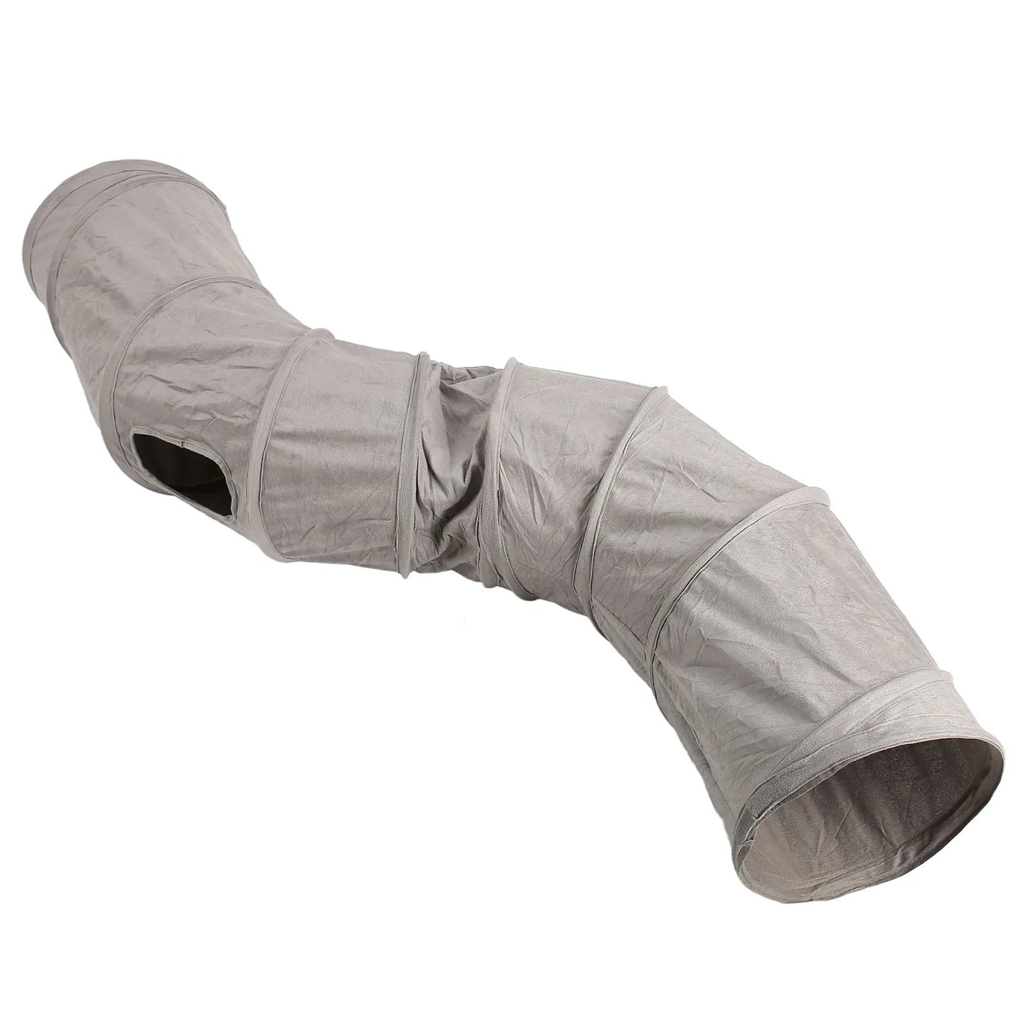 Pop-Up Cat Tunnel with Crinkle Material | Foldable & Portable Cat Play Tube