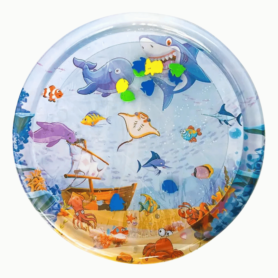 Inflatable & Fillable Sensory Pet Water Bed Cushion 4