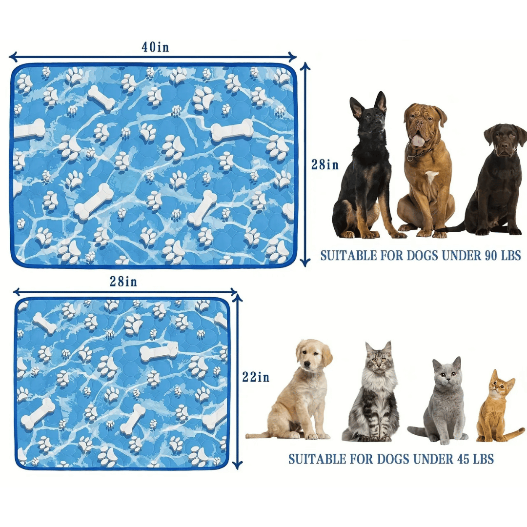Ice Silk Dog Cooling Mat | Self-Cooling Pad for Dogs & Cats 8