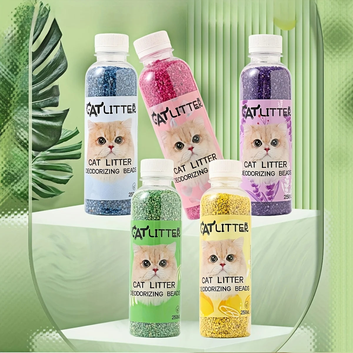Cat Litter Deodorising Beads for Fresh & Oder-Free Cat Litter Trays