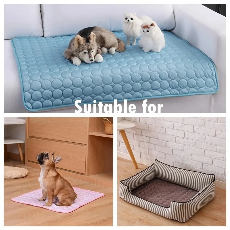 Padded Dog Cooling Mat for Sofas, Floors & Pet Beds | Machine Washable