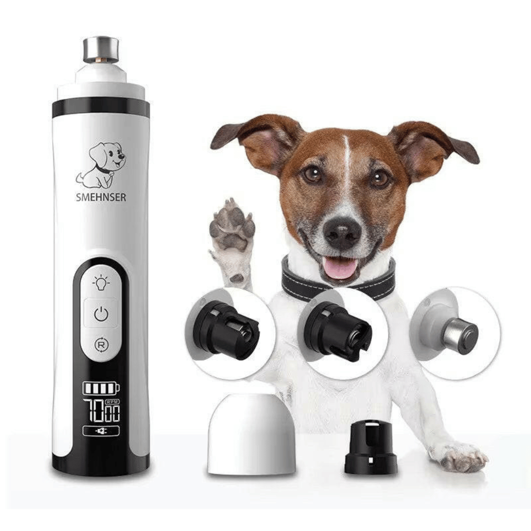 3-Speed Dog Nail Grinder with Diamond Wheel, LED Lights & LCD Display 2