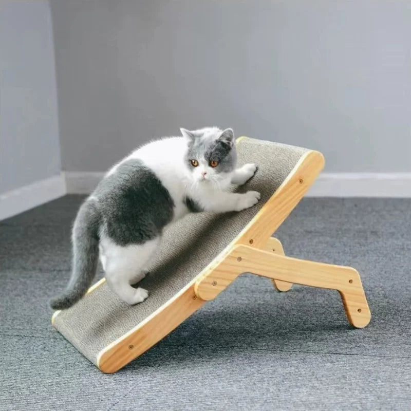 Adjustable Cat Scratching Board with Sturdy Wooden Frame 5