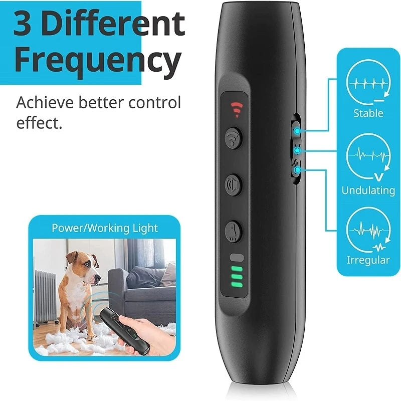 Small & Portable Ultrasonic Dog Bark Controller with Light & Buzzer | USB Rechargeable 4